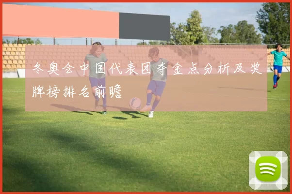 冬奥会中国代表团夺金点分析及奖牌榜排名前瞻